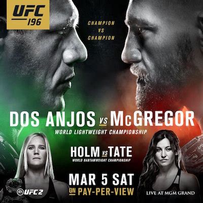 ufc 196 odds|UFC and MMA Odds .